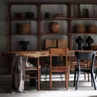 Furniture made of aged wood