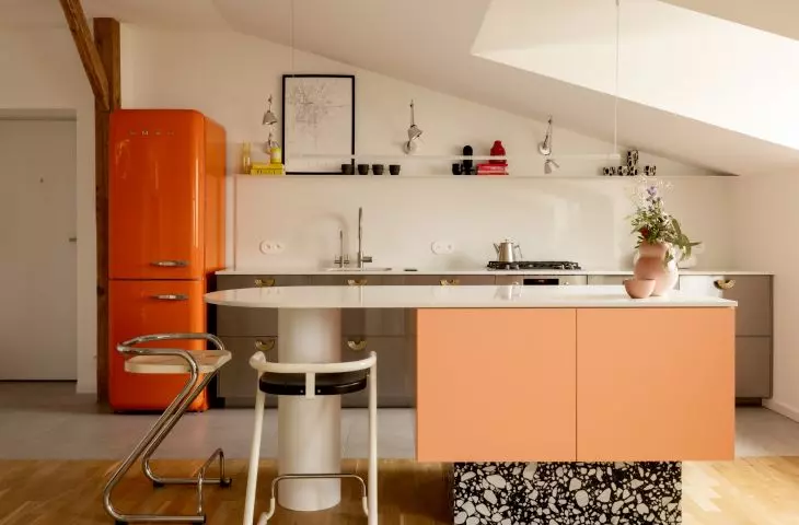 The kitchen island is an architect's favorite