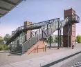 Footbridge construction project