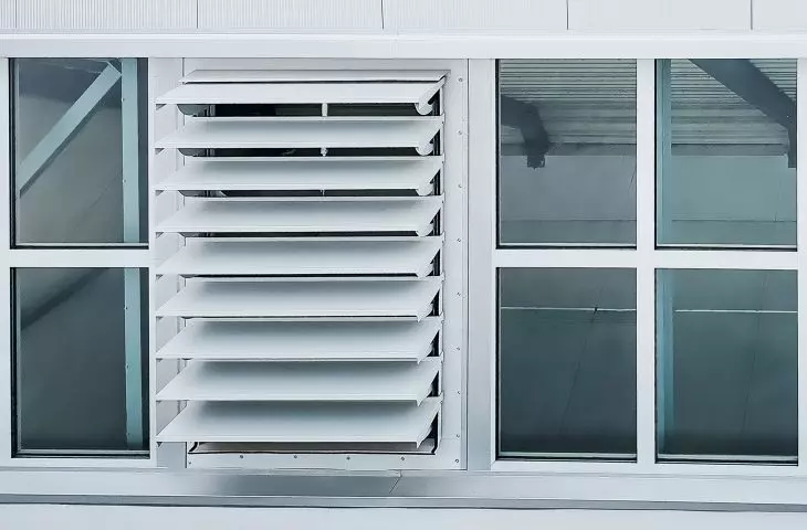 ALUCO VENTRA smoke ventilation louver flap 