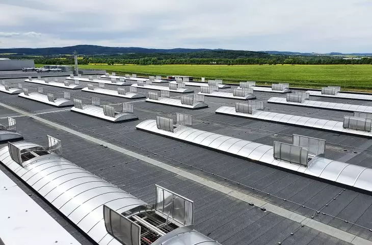 Arched skylights with flaps ALUCO FIRE SL