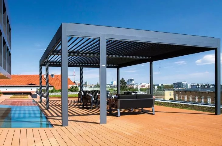 Terasola Technic - the roof of the Orion office building