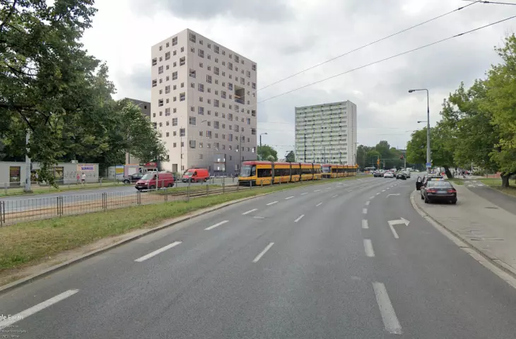 Visualization from the side of Banacha Street
