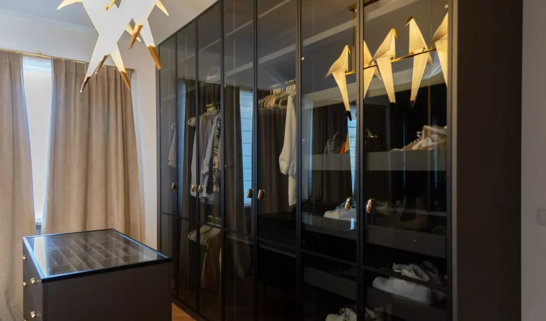 A functional closet is the place to spruce up your collection