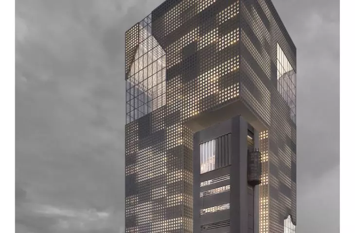 Pokłady Pamięci - KWK Centrum XXI. Projekt koncepcyjny budynku wielofunkcyjnego w Bytomiu