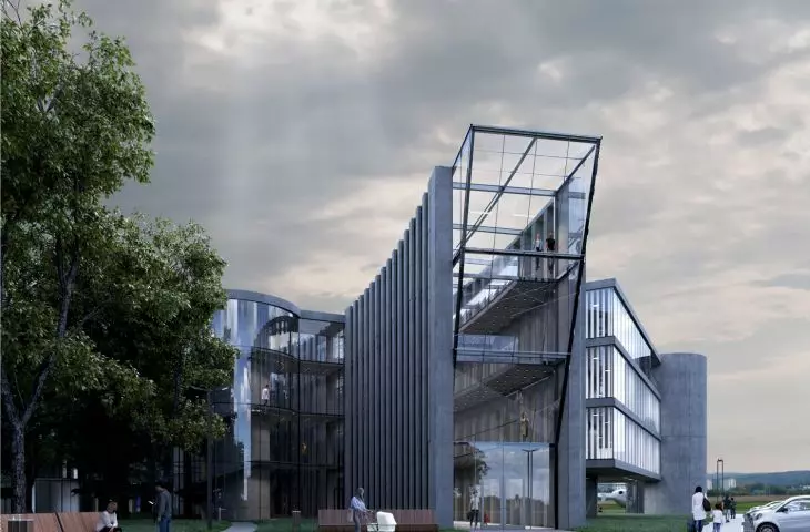 Centrum Kultury Lotnictwa przy ulicy Przestrzennej w Szczecinie