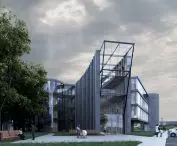 Centrum Kultury Lotnictwa przy ulicy Przestrzennej w Szczecinie
