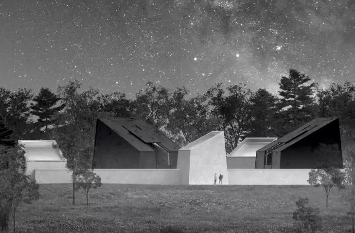 Problematyka zanieczyszczenia światłem w przestrzeni wybudowanej — light pollution. Projekt ośrodka badawczego z obserwatorium astronomicznym i centrum edukacyjnym w Wysokiej Wsi