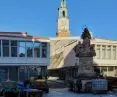 Zadaszenie nad pasażem przy Galerii Arsenał na Starym Rynku w Poznaniu