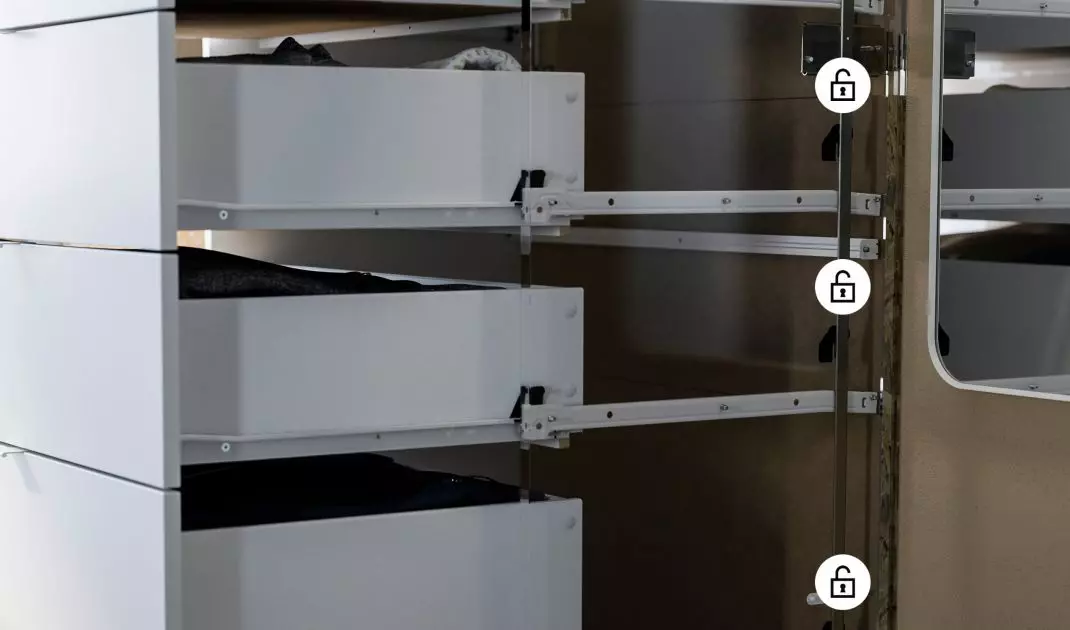 In the future, there may be more furniture with special systems to ensure safety