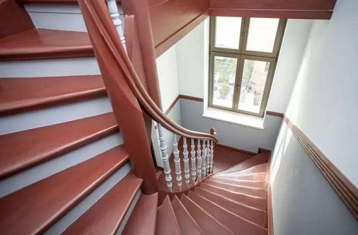 The works also included the renovation of the staircase