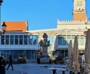Zadaszenie nad pasażem przy Galerii Arsenał na Starym Rynku w Poznaniu