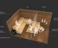 Interior design of sauna for wheelchair users