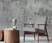 Metaliq. Steel wall effect.