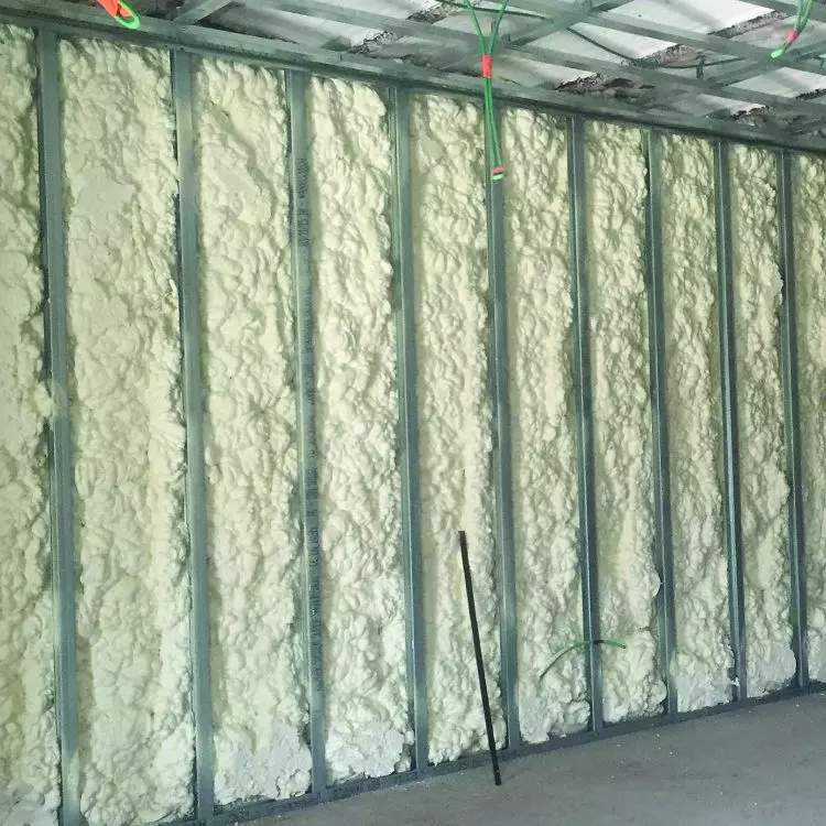 Spray foam has the ability to fill even the smallest gaps