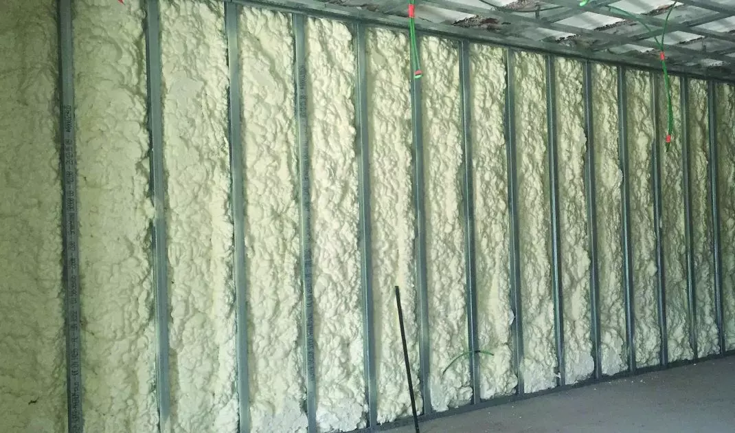Spray foam has the ability to fill even the smallest gaps