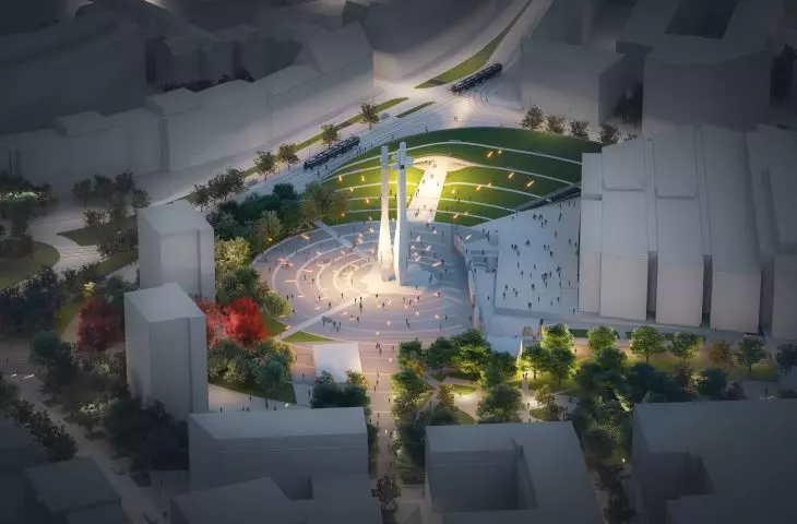 Zwycięski projekt APA Wojciechowski Architekci