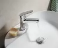 Otava washbasin faucet with a water flow rate of 6 l/min.