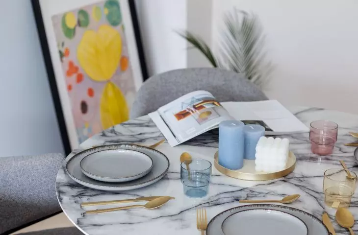 A dining area has also been created in the living room