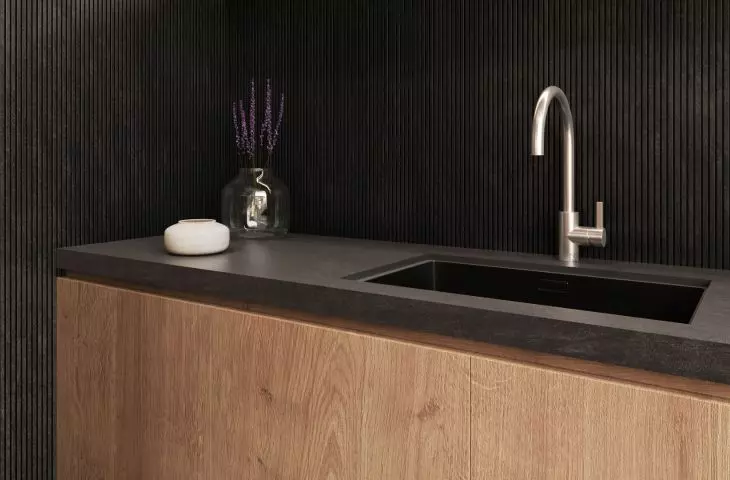 Dekton Ukiyo, the first collection of fluted cladding designed by Claudia Afshar