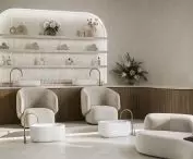 Dekton Ukiyo, the first collection of fluted cladding designed by Claudia Afshar