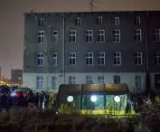 A tent with Martyna Jarzębska's 