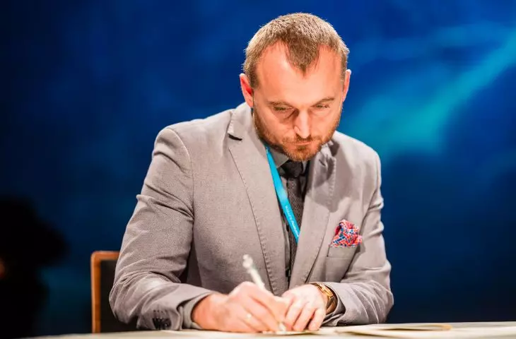 dr Marceli Łasocha — prezes krakowskiego oddziału Towarzystwa Urbanistów Polskich