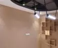 Akustyczna ścianka z geometrycznym wzorem
