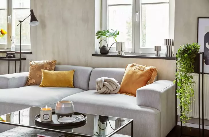 Furniture upholstered with corduroy is pleasant to the touch