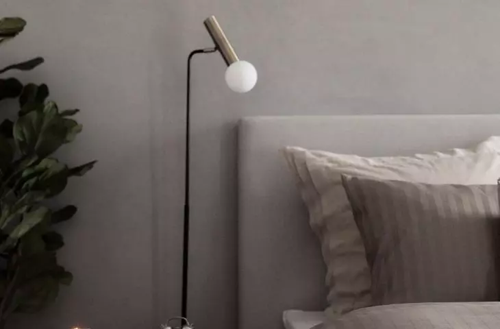Corduroy bed frame will work well in a mini-style arrangement