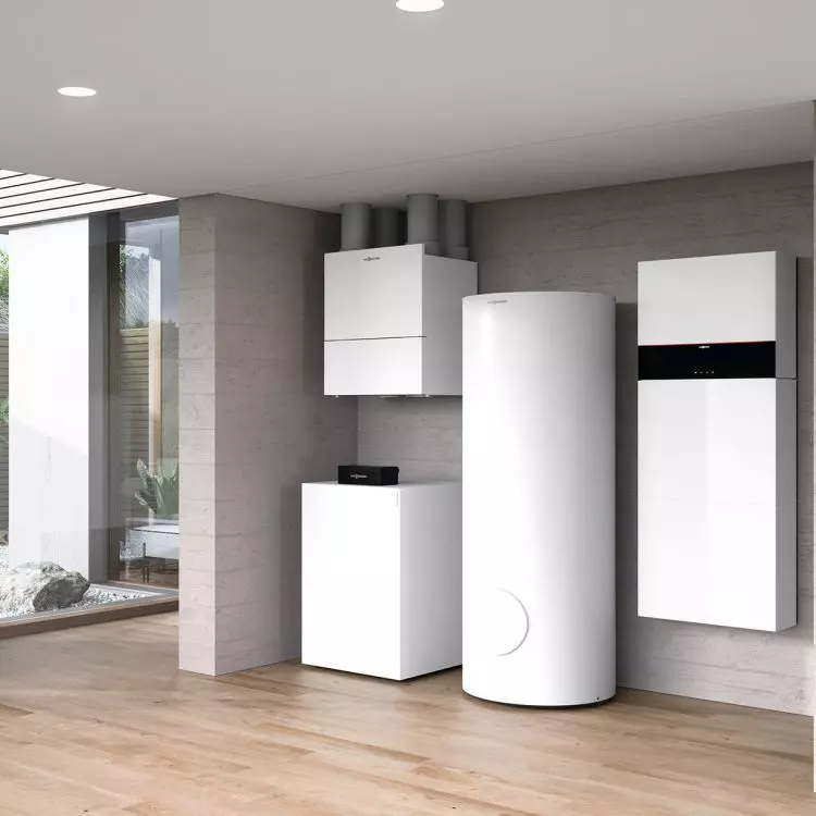 The use of a Vitocal heat pump, Vitovent heat recovery air handling unit and Vitovolt photovoltaic panels creates a complete energy system, ensuring independence from external energy suppliers. 