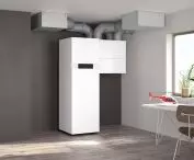 Complete energy system, or pump with recuperation and photovoltaics 