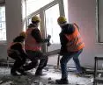 Removal of windows in the Atrium in Warsaw 