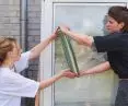 Packing windows for transport