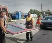 A window from Atrium goes to a day care center in Circuma, Ukraine
