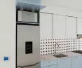 MISTRAL CITY hidden above the refrigerator or in any other built-in cabinet