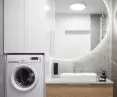 MISTRAL CITY hidden in a bathroom cabinet or above the washing machine