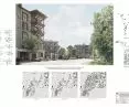 I Nagroda, proj.: „Porządkujące działania architektoniczne w chaotycznej zabudowie obrzeży miast. Projekt zespołu budynków miesz