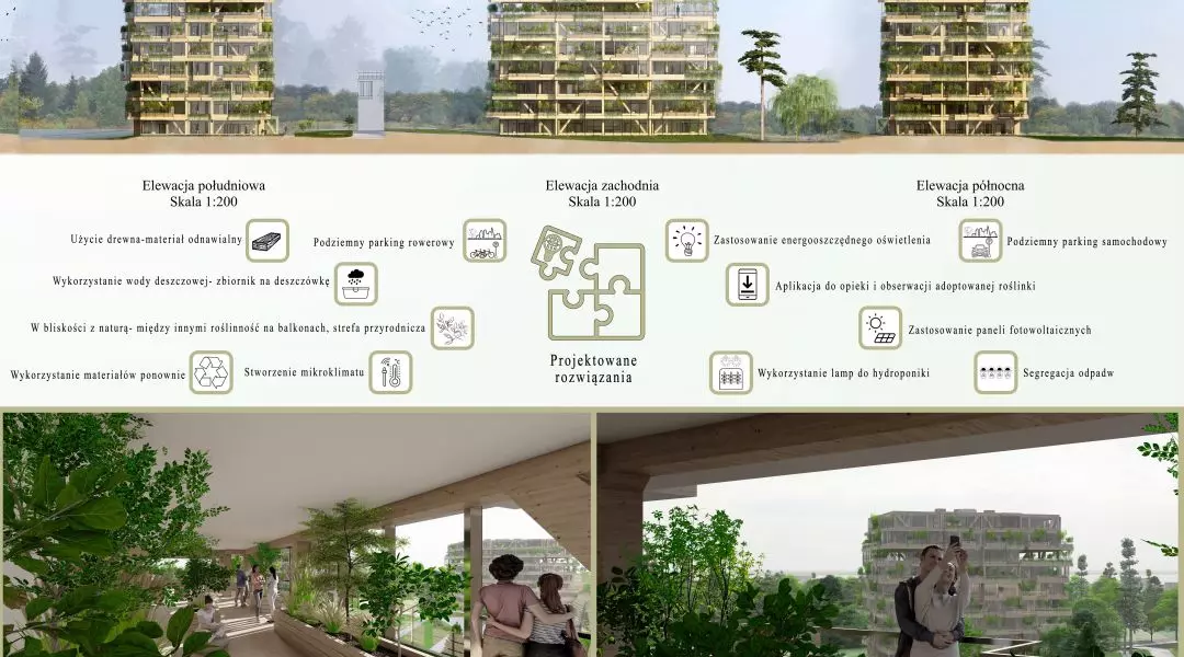 III Nagroda, proj.: „Hotel”
