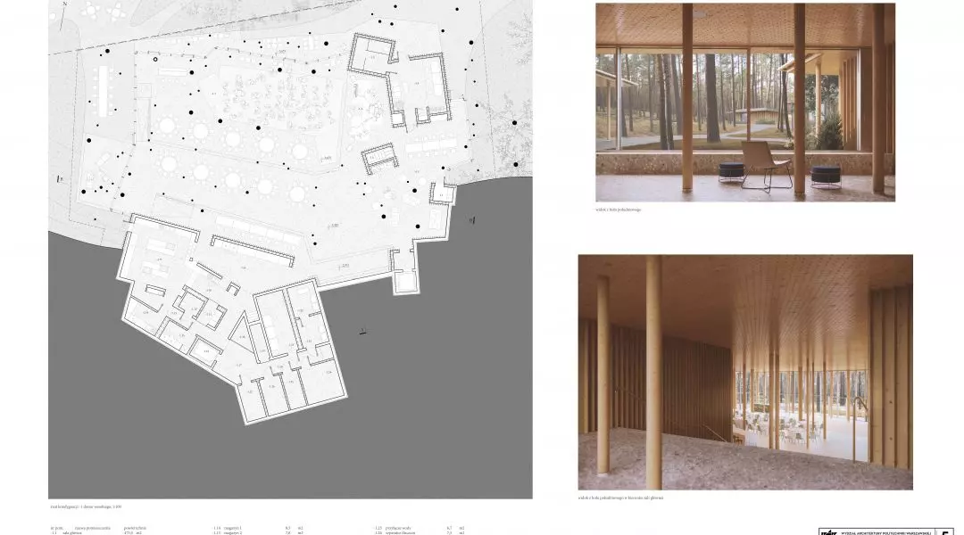Wyróżnienie (ex aequo), proj.: „Dom weselny w Krynicy Morskiej. Poszukiwanie współczesnej architektury celebracji”