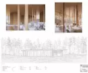 Wyróżnienie (ex aequo), proj.: „Dom weselny w Krynicy Morskiej. Poszukiwanie współczesnej architektury celebracji”