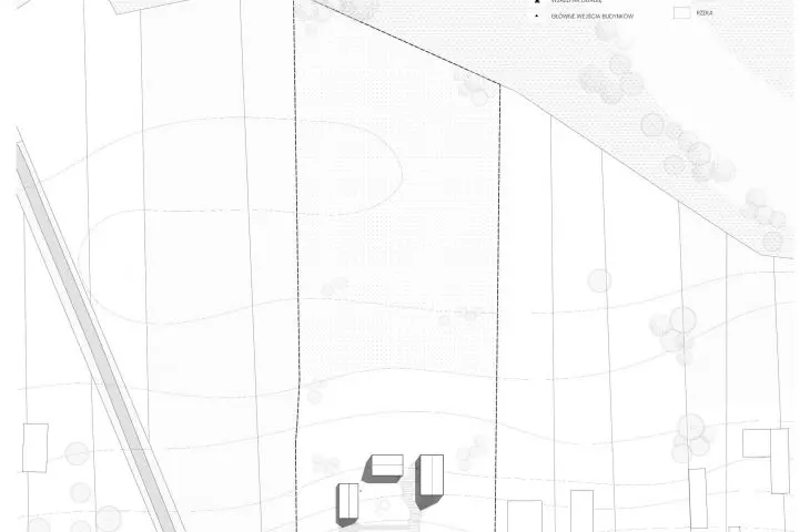 plan zagospodarowania terenu, baza wypadowa