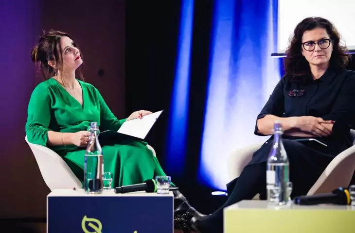 Małgorzata Tomczak, editor-in-chief of A&B and Aleksandra Dulkiewicz, mayor of Gdańsk