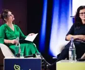 Małgorzata Tomczak, redaktorka naczelna A&B i Aleksandra Dulkiewicz, prezydentka Gdańska