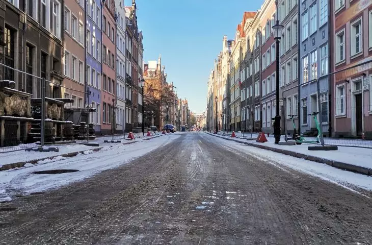 Pavement on Ogarna Street