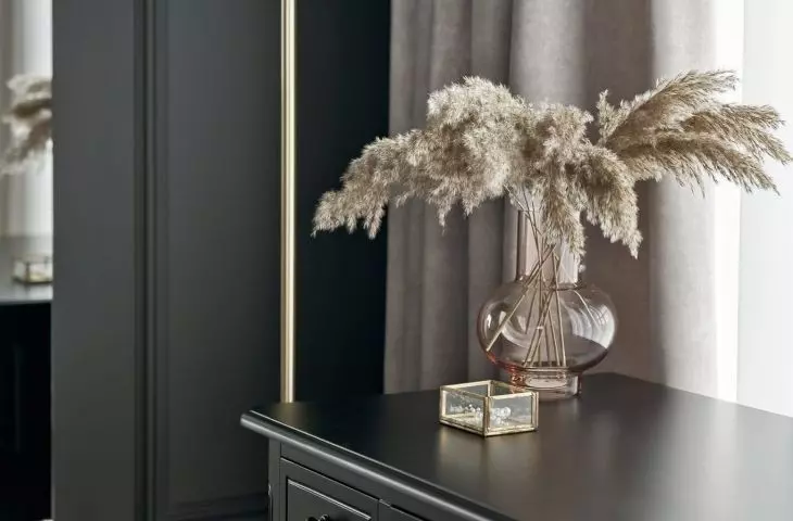 Classic desk functions as a dressing table