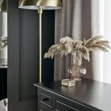 Classic desk functions as a dressing table