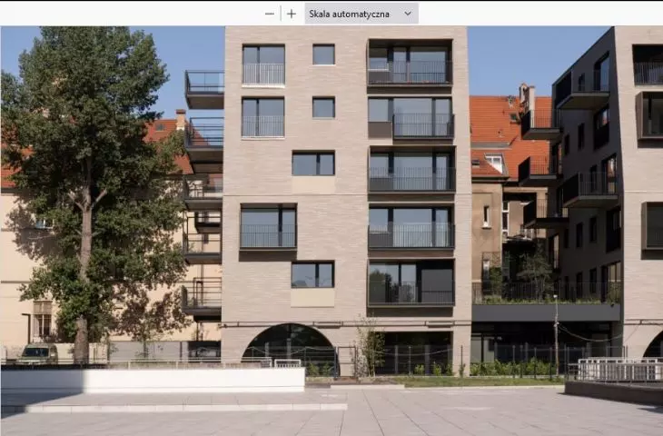 Budynek mieszkalny wielorodzinny z funkcją usługową na parterze, Poznań, ul. Słowackiego 7; proj.: INSOMIA