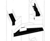 Pavilion esc., axonometry