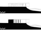 Pavilion, cross-section